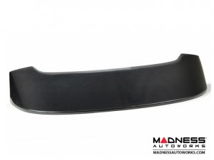 FIAT 500 Roof Spoiler - Carbon Fiber - ABARTH Style - High Gloss Clear Coat Finish